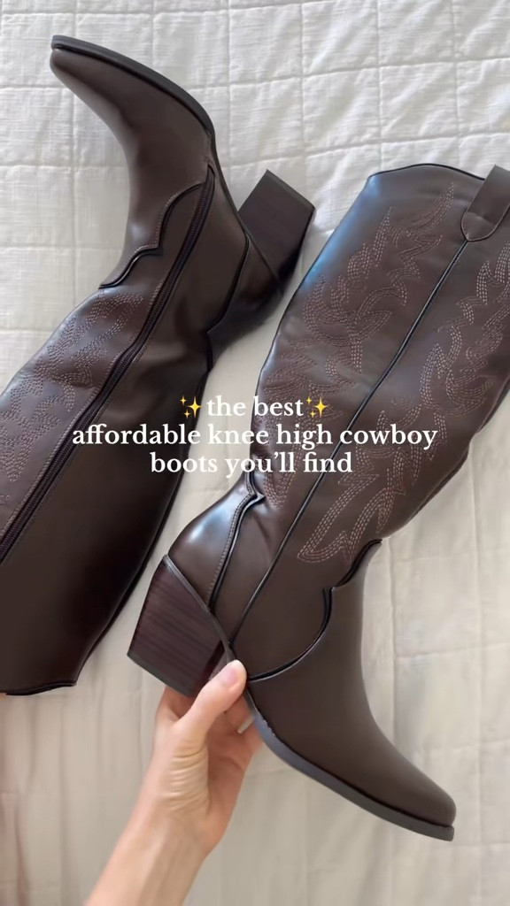 Love the style and details on these cowboy boots, and they are very comfortable! Fit is TTS for me. 

#cowboyboots #cowgirlboots #boots #bootsoutfit #dreampairs

Cowboy boots, cowgirl boots, dream pairs cowboy boots, chocolate brown cowboy bootss

#LTKStyleTip #LTKFindsUnder50 #LTKShoeCrush