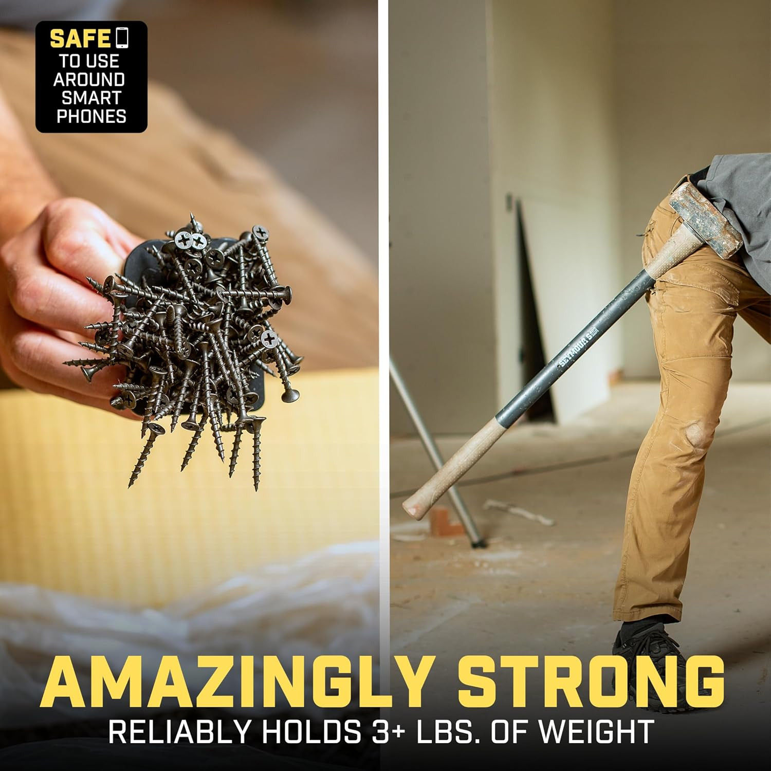 MagMaster | Magnetic Tool Holder - Strong Clip-On Belt Magnet Holster for Screws, Nails, Hammer, ... | Amazon (US)