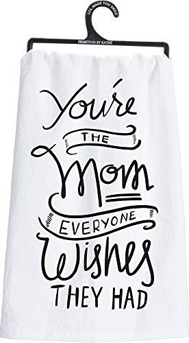 Primitives by Kathy 26948 Lol Cotton Dish Towel, You're The Mom | Amazon (US)