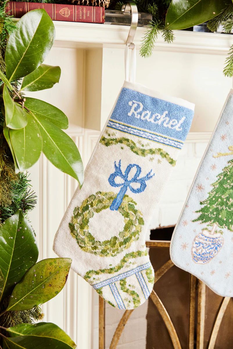 Holiday Trimmings Full Size Stocking by Dogwood Hill | Bauble Stockings