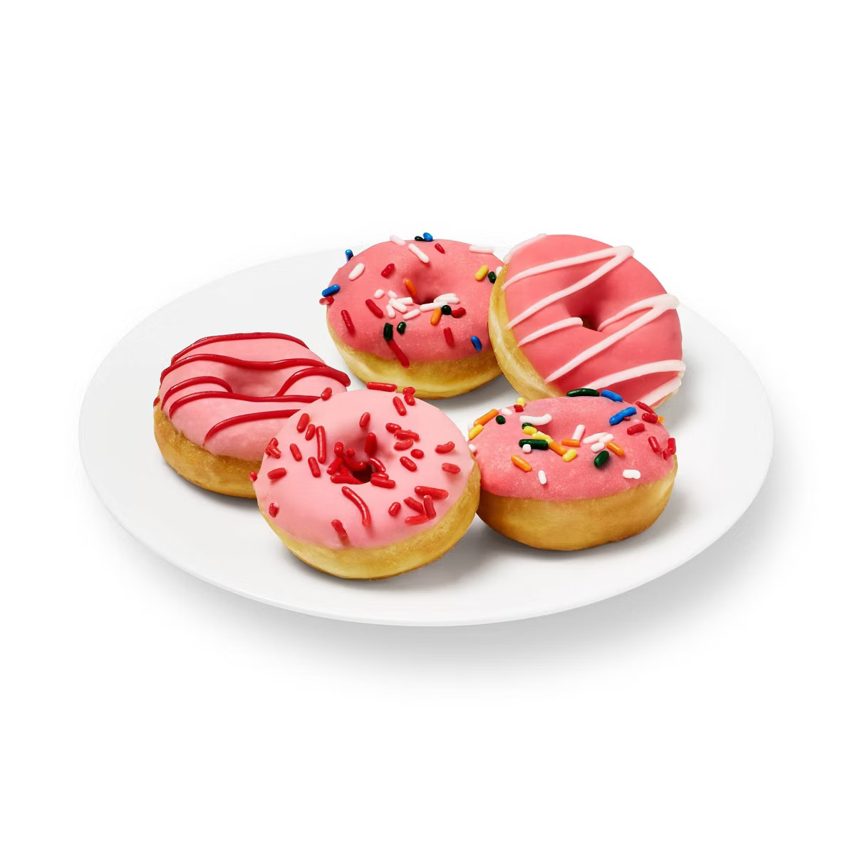 Valentine's Strawberry Iced Mini Donuts - 8oz - Favorite Day™ | Target