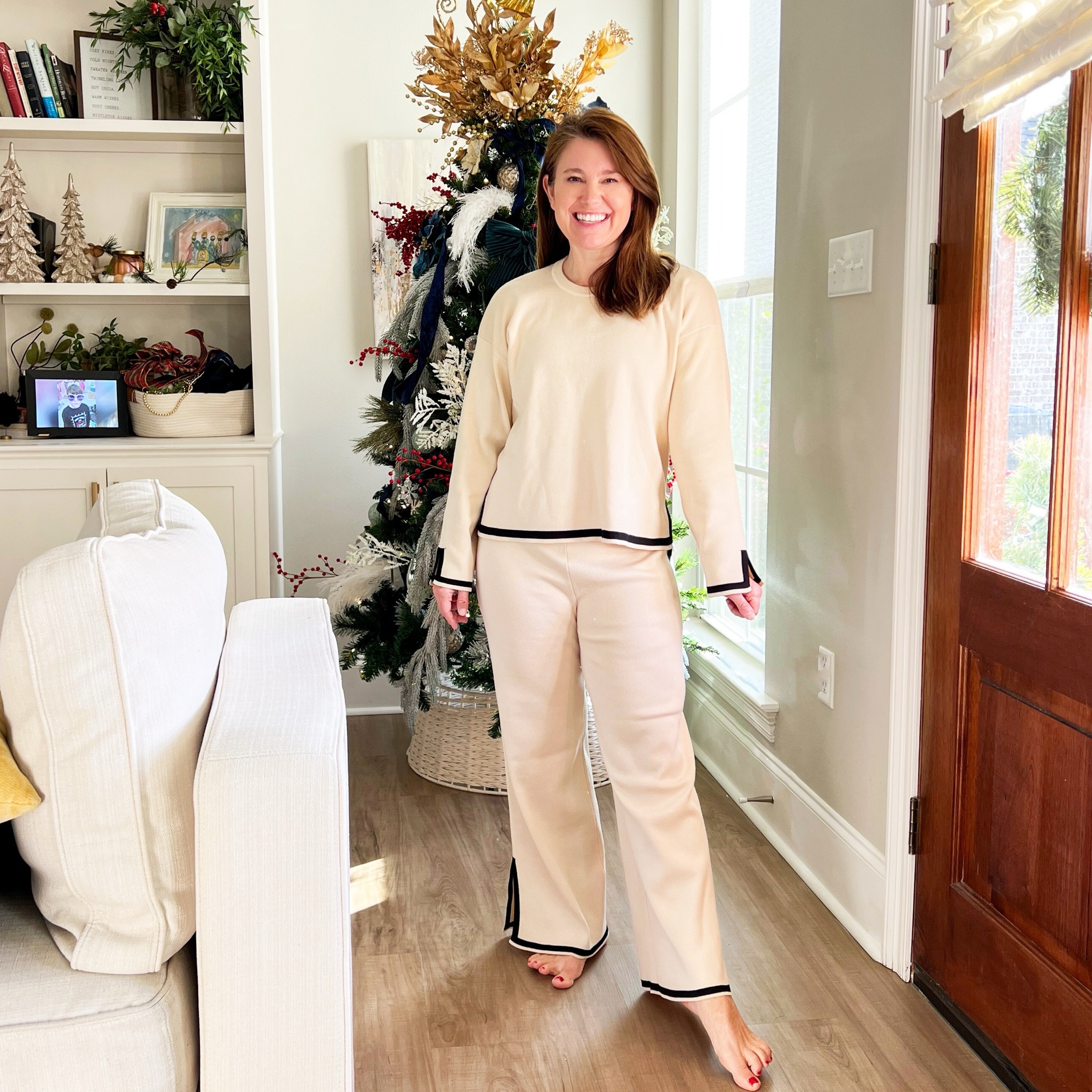 Cyber Monday Amazon Lounge Set Deal! This Knit Sweater Lounge Set is more than comfortable. Love the heaviness to this fabric, making it fall comfortably and looks nice 🤩

TTS! 

#LTKSeasonal #LTKGiftGuide #LTKCyberWeek