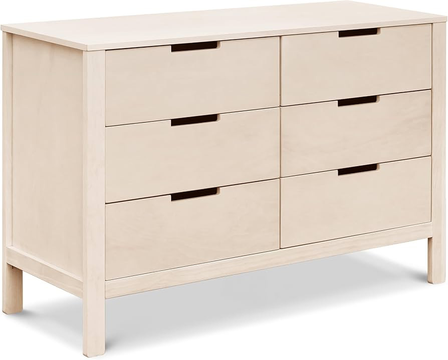 Carter's by DaVinci Double Colby 6-Drawer Dresser, Washed Natural | Amazon (US)