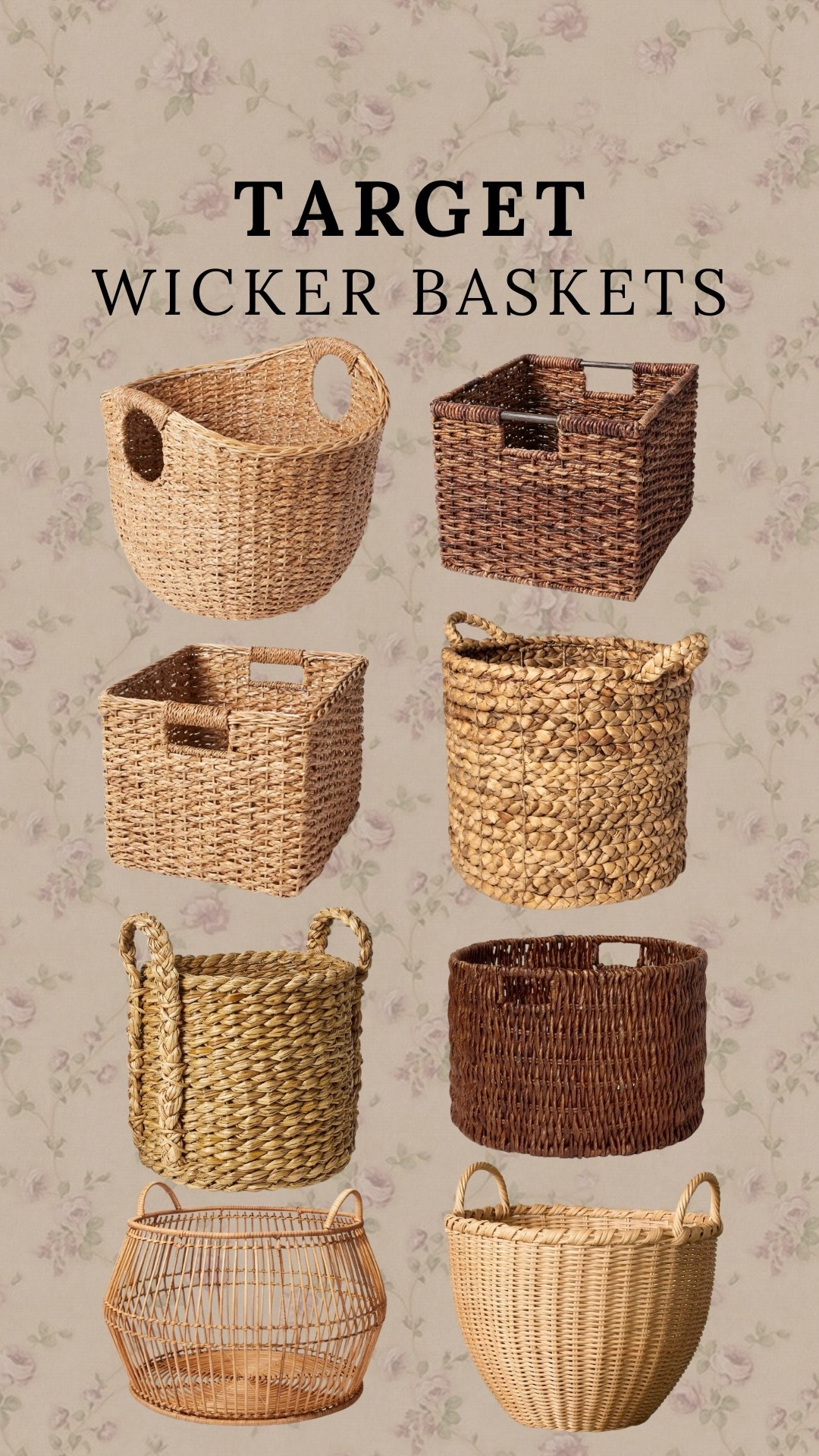 If you’re like me, you probably have baskets all around your house 🤍 I love wicker baskets because they’re so versatile and make it easy to stay organized. Sharing some of my favorites from Target!

Wider Basket - Target - Target Basket

#LTKmomlife #LTKSeasonal #LTKHome