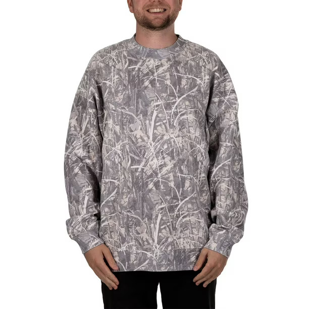 State of Mine Men's Camo Crewneck Fleece Sweatshirt | Sam's Club