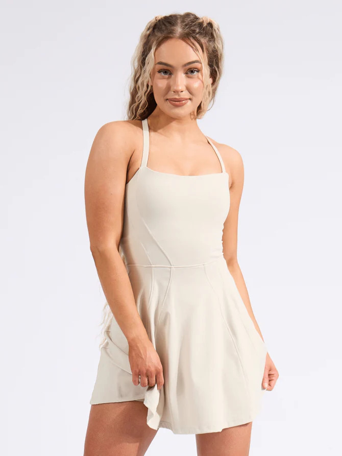 Bend and Snap Dress - Bone | Buffbunny