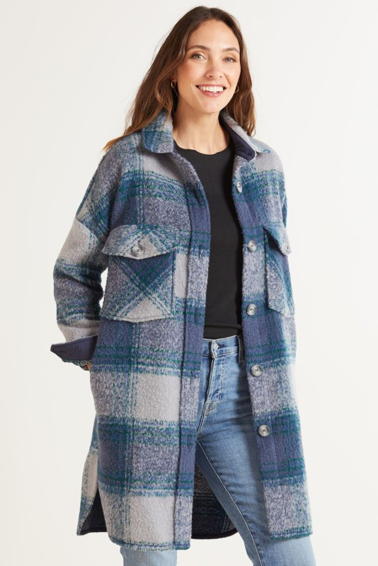 EVEREVE Raye Plaid Shacket | EVEREVE | Evereve