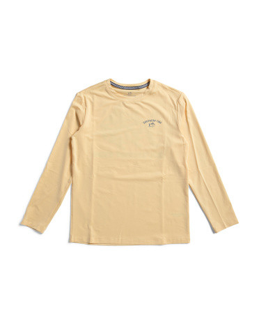 Boys Long Sleeve Sharks And Skipjacks Performance Tee | TJ Maxx