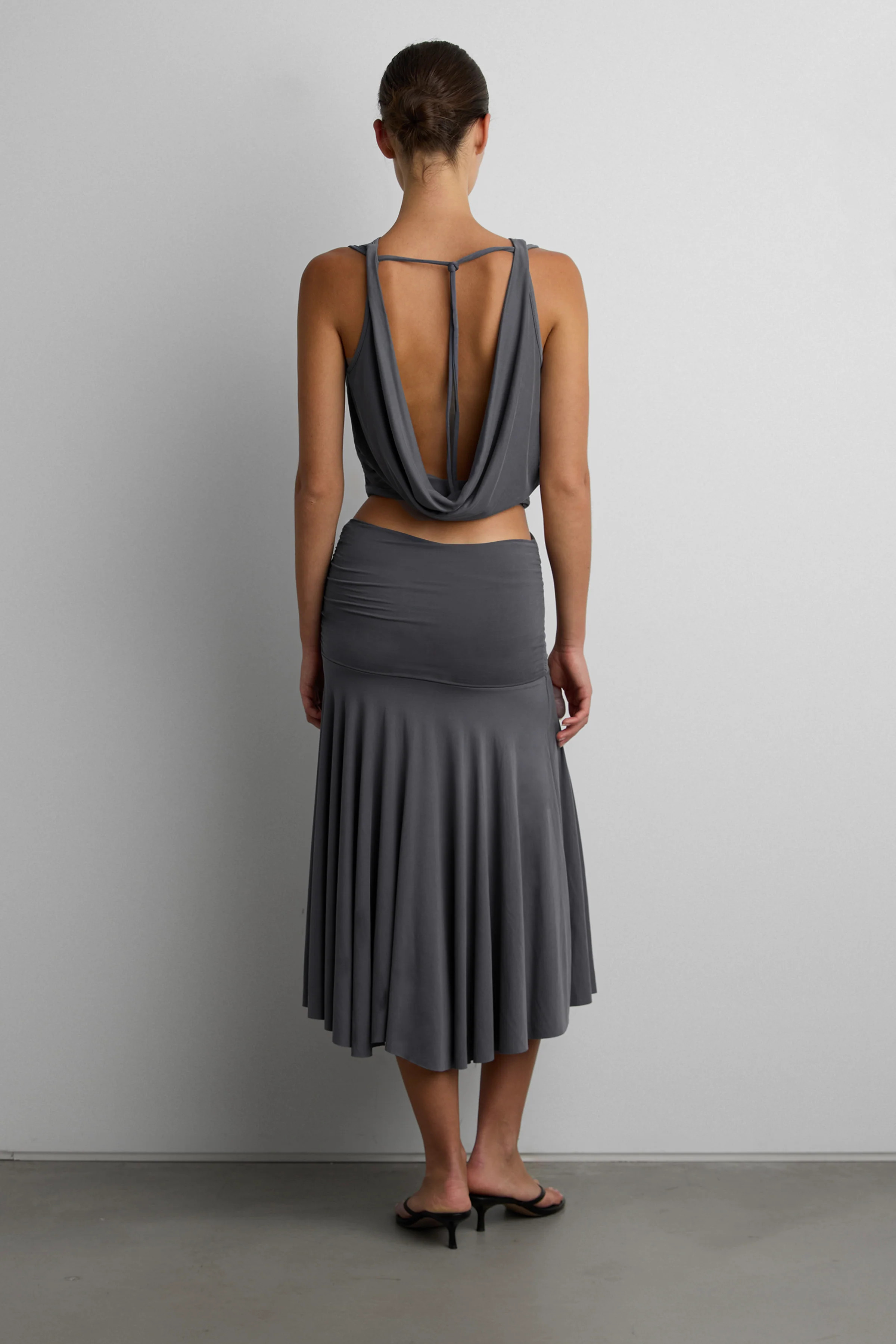 OPEN BACK DRAPED TANK TOP | OAK + FORT