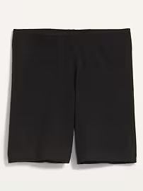 High-Waisted Jersey Biker Shorts For Women -- 6-Inch Inseam | Old Navy (US)