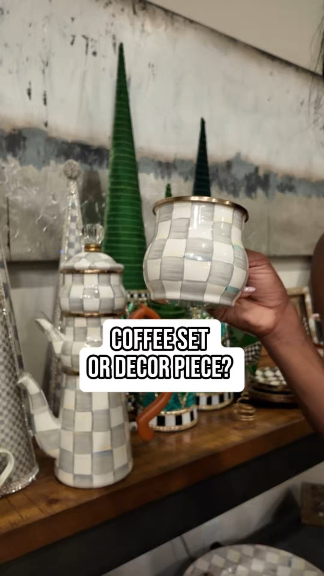Perfect for coffee lovers, tea lovers, and MacKenzie-Childs collectors.@QVC

#LTKSaleAlert #LTKHome #LTKmomlife