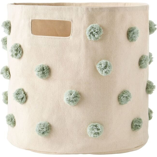 Pehr | Pom Basket - Bin, Sea (Blue) | Maisonette | Maisonette