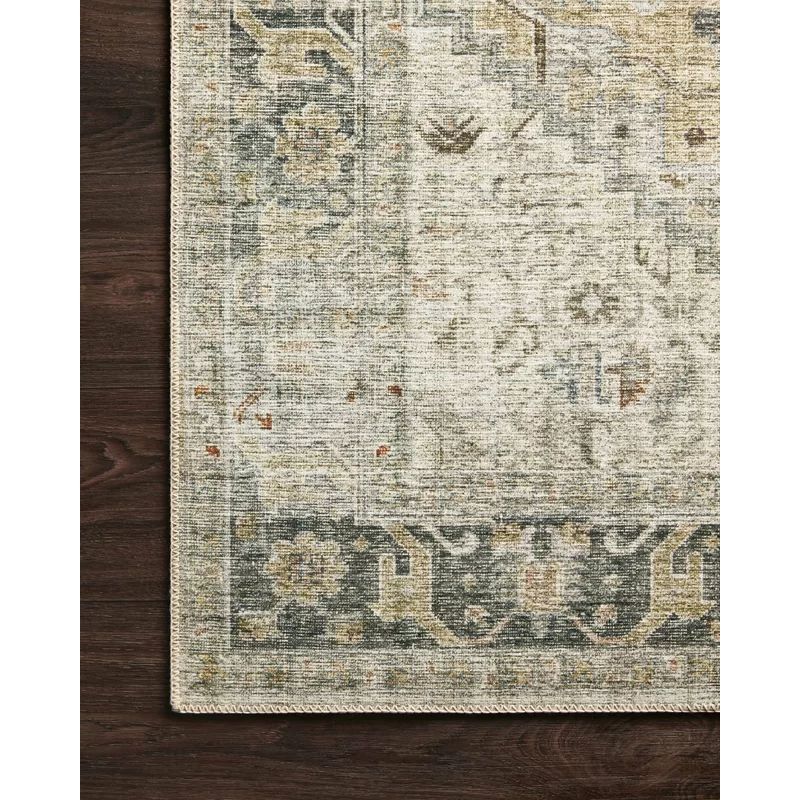 Appolonie Performance Beige/Sage Green Rug | Wayfair North America