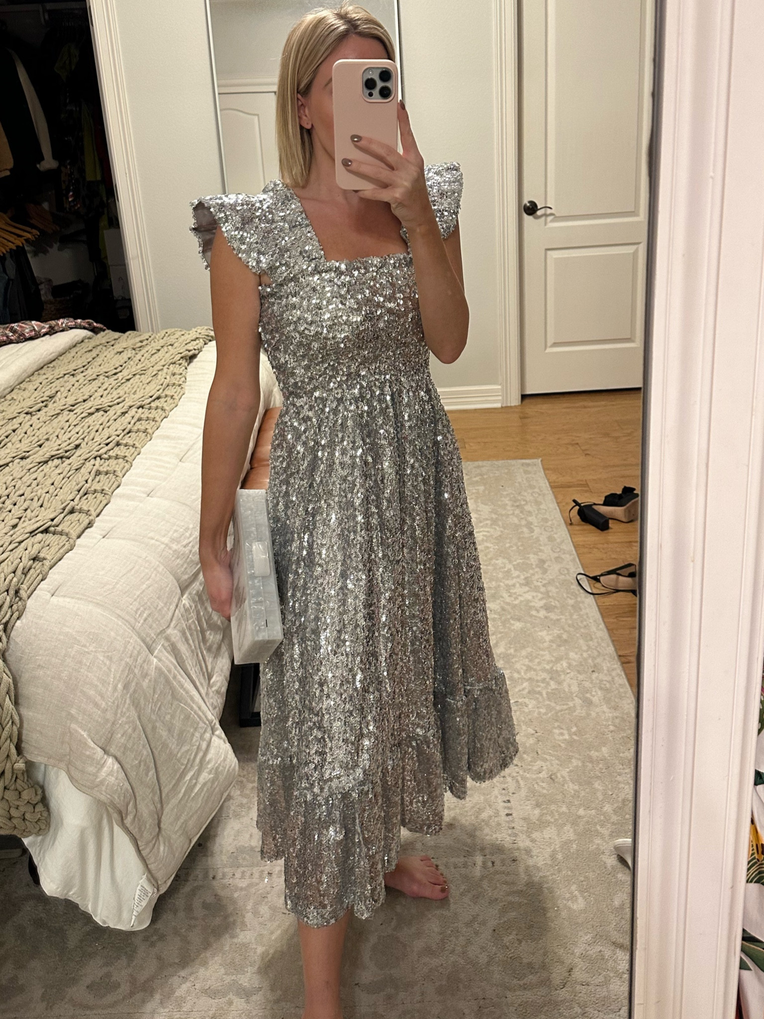 hill house sequin dress ashley_tally_ on LTK