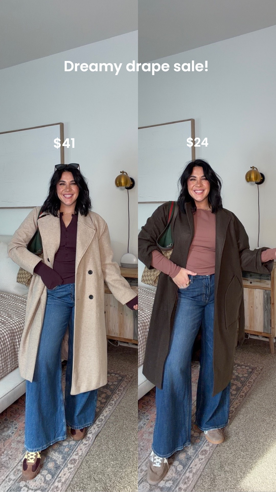My all time favorite American Eagle dreamy drape jeans are on major SALE! The low rise baggy is over 50% off, both are so soft and comfy - they feel like lounge. 

Left photo: stretch super high waisted baggy wide leg 
Right photo: Low rise baggy wide leg 

#LTKSaleAlert #LTKMidsize #LTKootd
