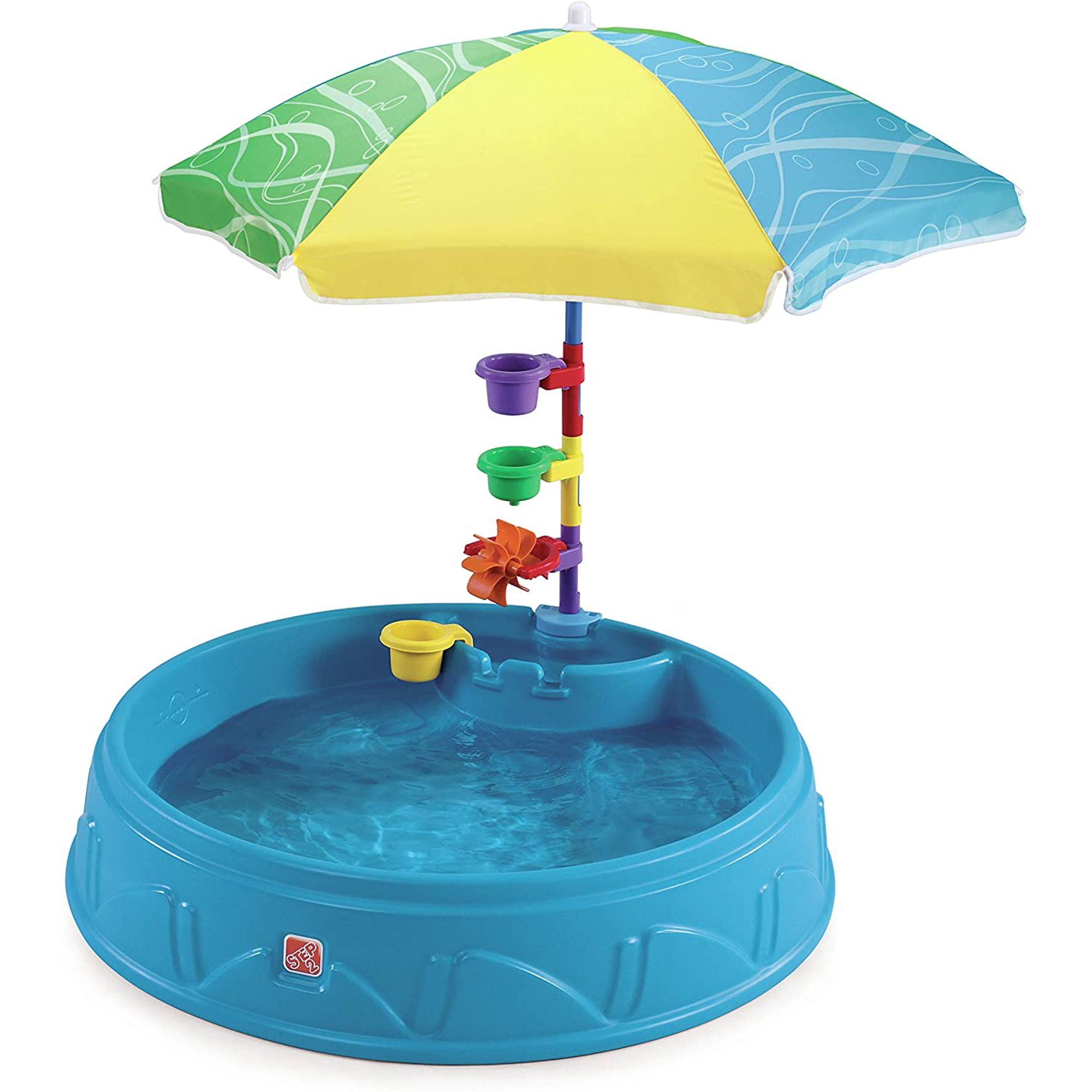 Step2 Play & Shade Pool for Toddlers | Plastic Kids Outdoor Pool, Multicolor | Walmart (US)
