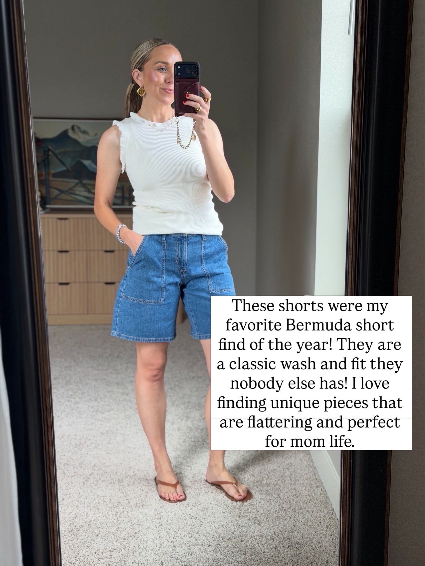 These shorts are my favorite bermuda shorts! 

I am a size small top and 2 or 26 bottoms!

#LTKootd #LTKgrwm #LTKmomlife