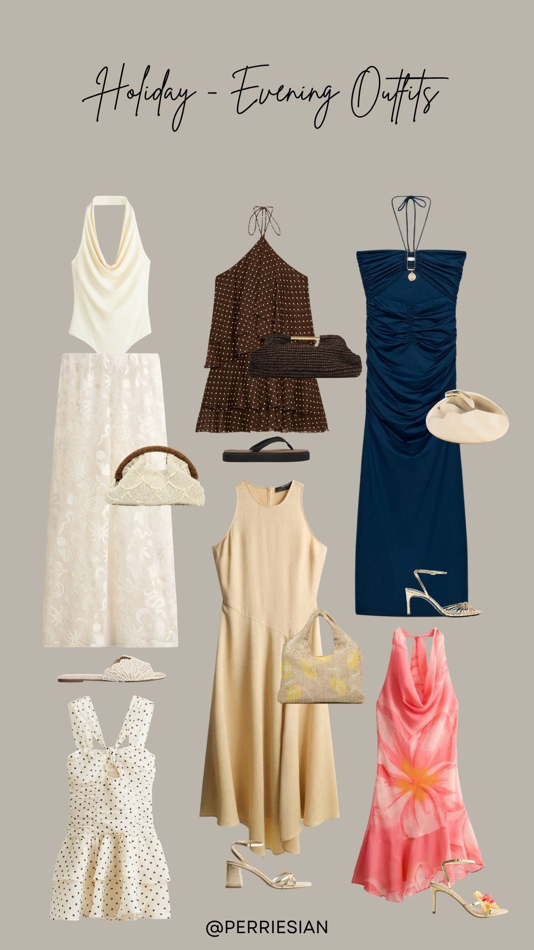 Holiday Evening Outfits 🌴

Vacation Night Looks, Summer Occasion Dresses, Resort Dinner Outfit Ideas, Beach Holiday Evening Style, Neutral And Pastel Dresses, Floral Holiday Dress, Elegant Sandal Outfit, High Street Holiday Finds, Chic Summer Night Outfits  

 

#LTKuk #LTKsummer #LTKtravel