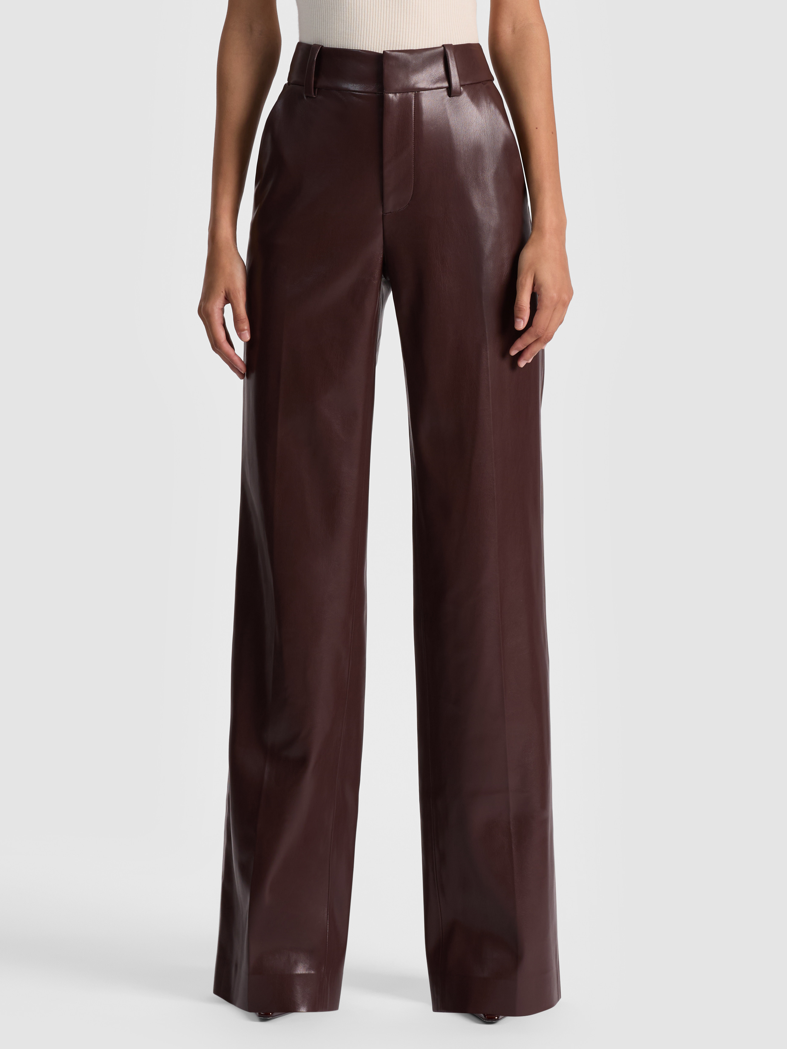 alice + olivia ALEXANDER VEGAN TROUSER | Alice + Olivia