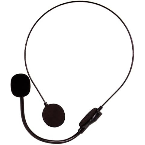 Upgraded Fake Microphone Headset Costume Prop Rockstar Costume Accessories, Rock Star Singer Cost... | Amazon (US)