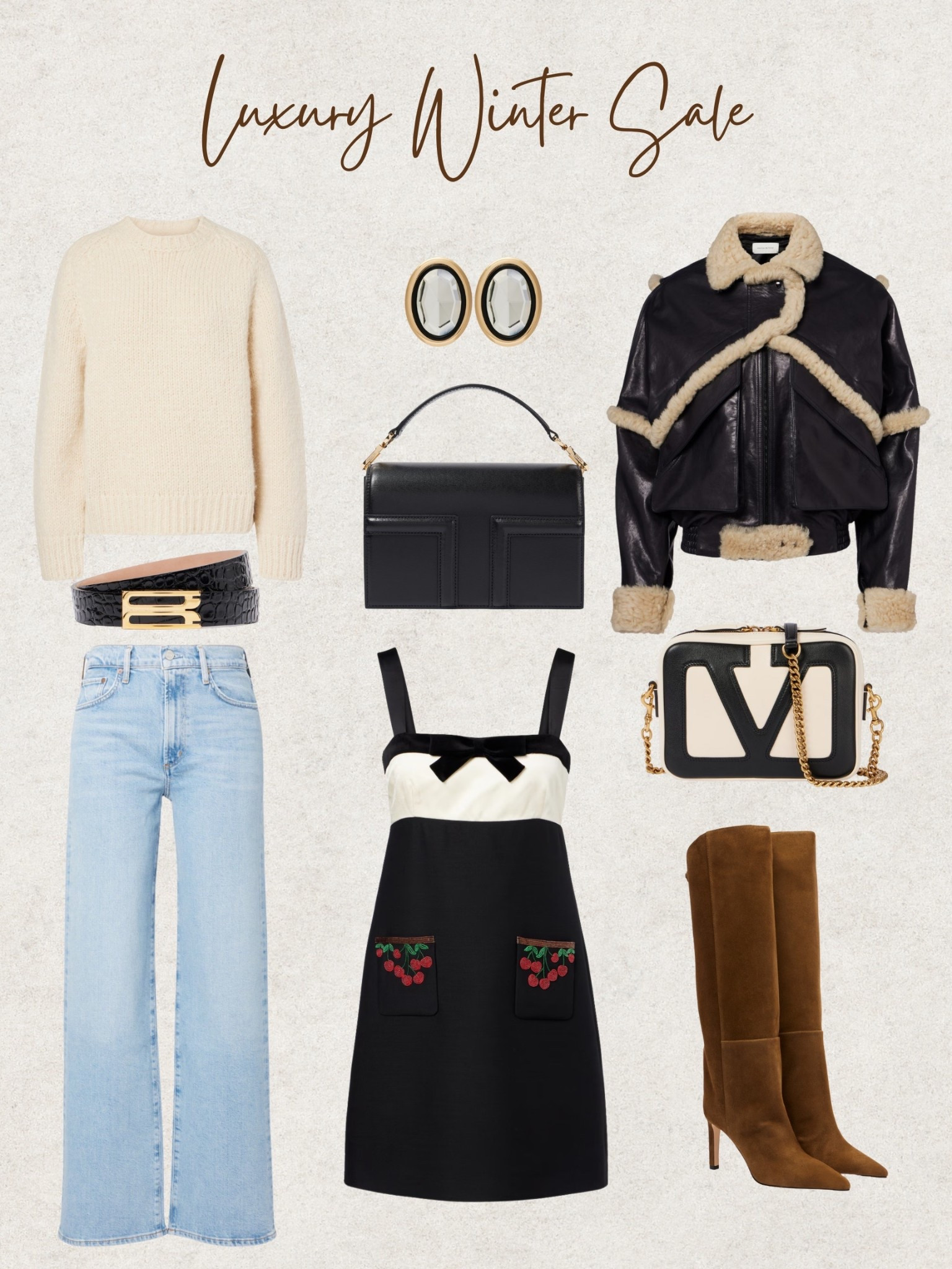 Luxury winter layering, but make it effortless 🤎❄️
From cozy knits and classic denim to shearling details and statement boots—every piece in this collage is a timeless investment. All items are from Mytheresa, and yes… this is your sign to elevate your winter wardrobe ✨  

#LTKstyle
#LTKwinter
#LuxuryStyle
#Mytheresa
#WinterFashion
#DesignerFinds
#LuxuryWardrobe
#ChicLayers
#ColdWeatherStyle
#NeutralStyle
#ElevatedBasics
#TimelessFashion
#WinterOutfitInspo
#FashionCollage
#DesignerEdit
#QuietLuxury
#ModernChic
#StatementAccessories
#CapsuleWardrobe
#LuxuryFinds

#LTKSaleAlert #LTKGiftGuide #LTKSeasonal