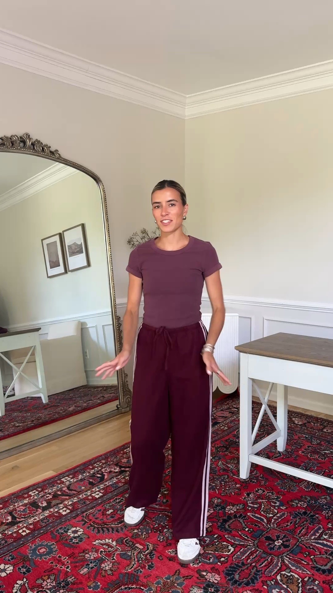 Fall outfit ideas 
Size XS pants 
Size small tee

#LTKmomlife #LTKgrwm