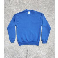 Vintage 80S/90S, Blue, Crewneck, Sweatshirt | Etsy (US)