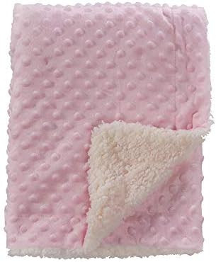 CREVENT Cozy Soft and Warm Sherpa Baby Blanket for Infant Toddler's Crib Cot Stroller Gift for Ba... | Amazon (US)
