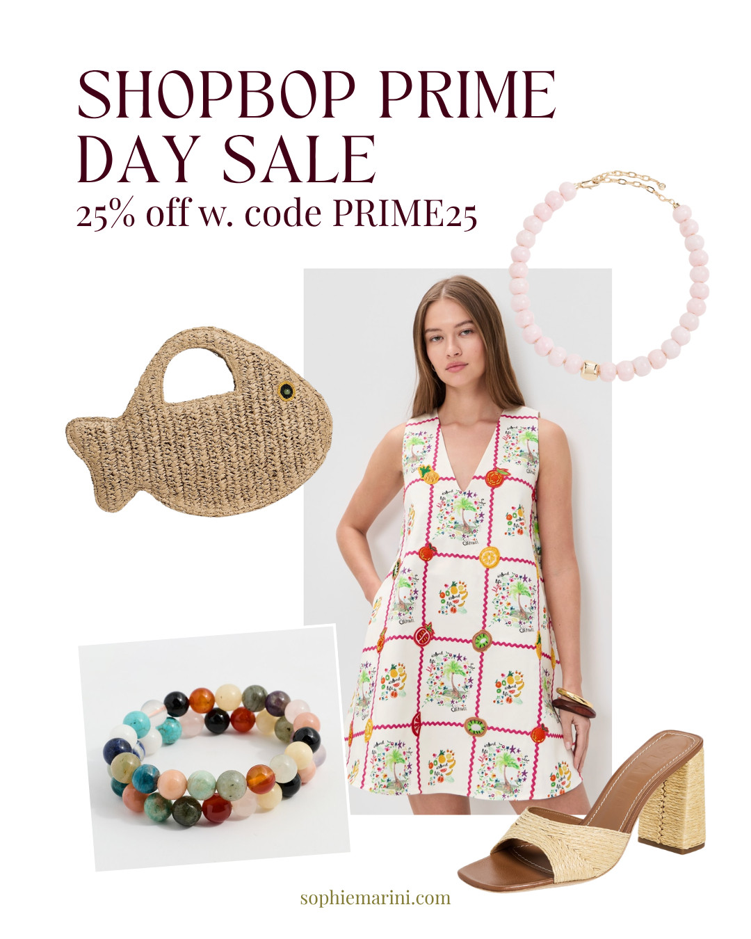 Shopbop 🤝 Prime Day 
Link your Prime to Shopbop for even more discounts. Use code PRIME25 for 25% select items through 6/25. 

[Ralph Lauren, Classic Sport Cap, New Balance, 574 Unisex Sneakers, Workwear Barn Jacket, Woven Mini Tote, Raffia Salerno Sandals, Oval turquoise earrings, Tigers Eye jewelry, blue gingham matching set, Beach Picnic Top and shorts, raffia woven fish bag]  

 