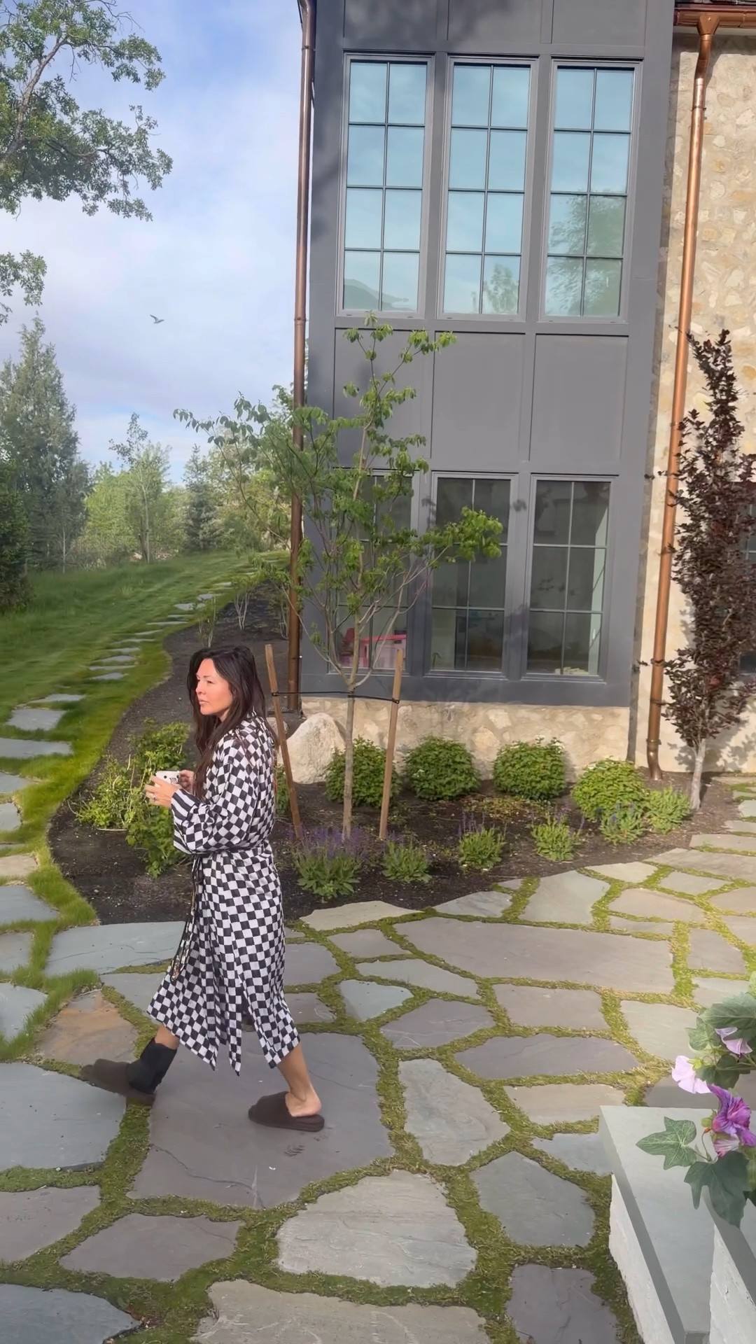My favorite part of the day is my morning ritual outside in my back yard 
This robe is incredibly soft and feels like your wearing art. 15% off code: LONGWKND
My fav look for less bistro set that’s feels like love shack fancy and cozy slippers on sale.

#LTKHome #LTKSaleAlert #LTKdayinmylife