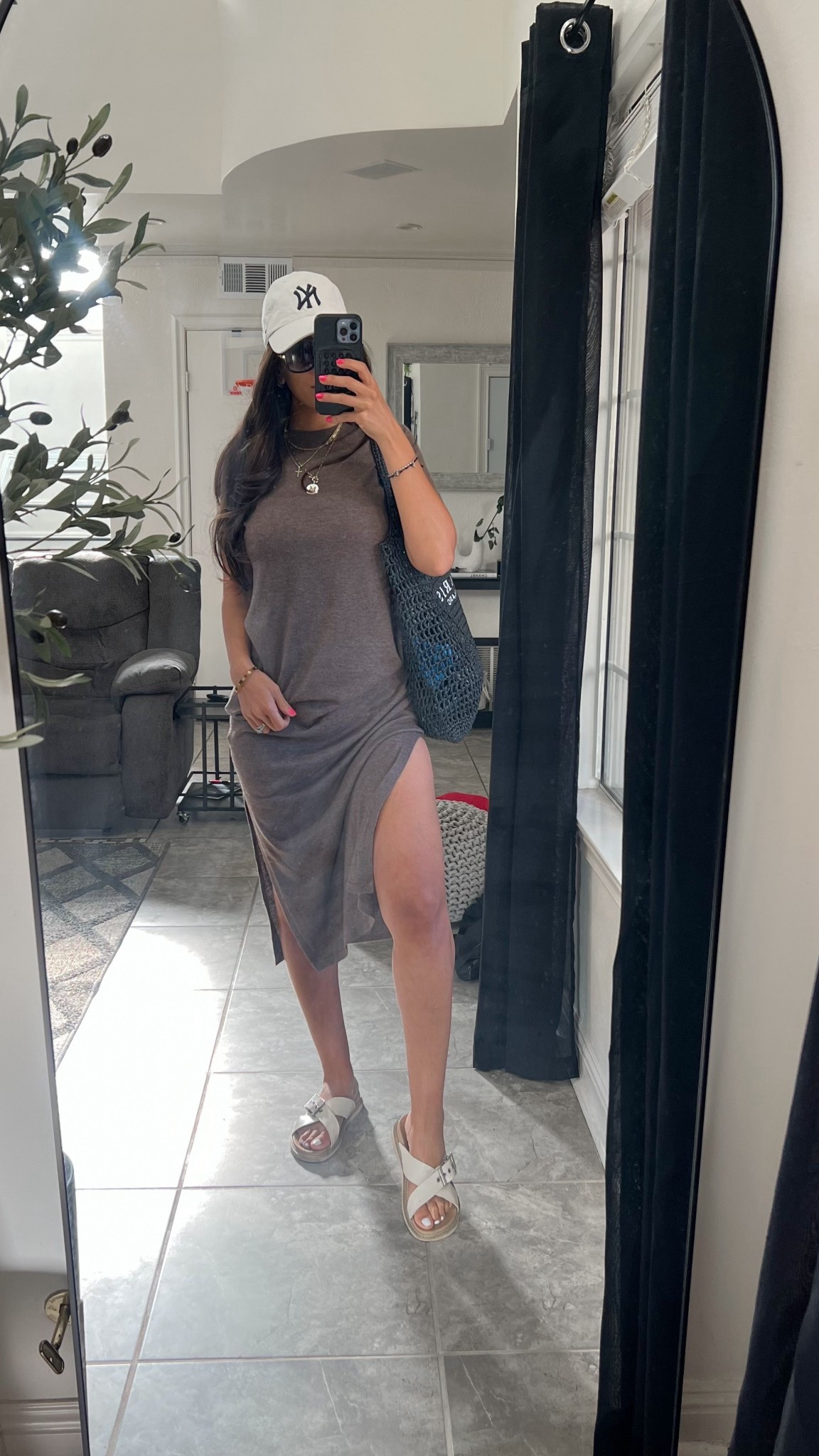 Casual mom outfit for a beach day! Love this t shirt dress - so stretchy and comfy. 

#LTKSummerEdit #LTKStyleTip #LTKSeasonal