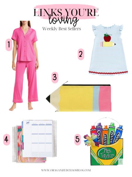 Weekly best sellers

Nordstrom pajamas
Bailey Boys back to school dress
Pencil case teacher gift
Erin Condren Planner
Back to school door wreath

#LTKFind #LTKBacktoSchool #LTKSeasonal
