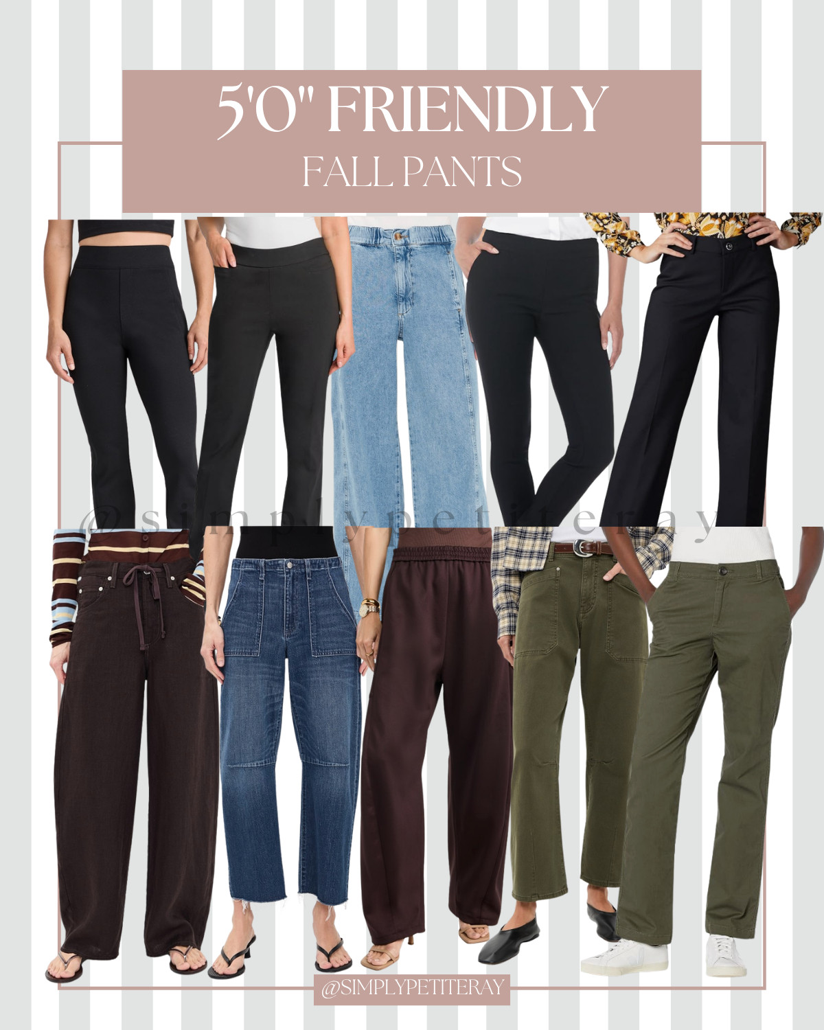 5'0" friendly fall pants, petite fall pants, short girl friendly pants, petite-friendly bottoms, fall pants for petites, Amazon fashion finds, petite work pants, casual fall pants, flattering petite fit, everyday fall outfits, short girl style, petite autumn fashion 🍂

#PetiteFashion #PetiteStyle #FallFashion #AmazonFashion #ShortGirlStyle
 

 #LTKgrwm #LTKootd #LTKSeasonal