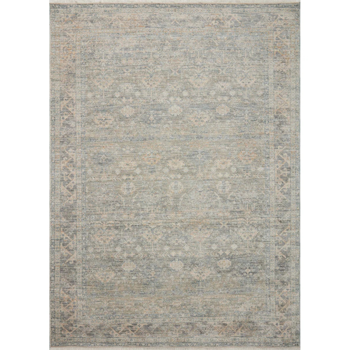 Angela Rose x Loloi Blake Sky / Beige Area Rug | Wayfair North America
