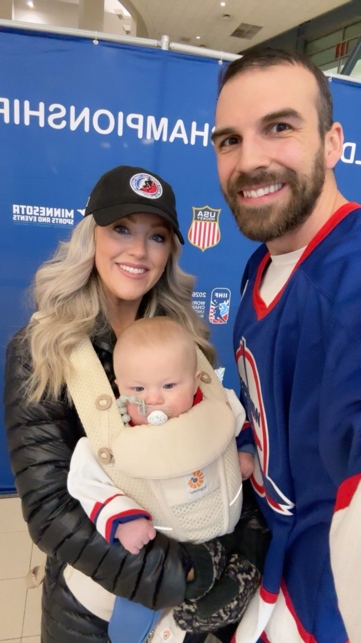 Babies first hockey game 🥅 🏒 

#LTKActive #LTKBaby #LTKKids