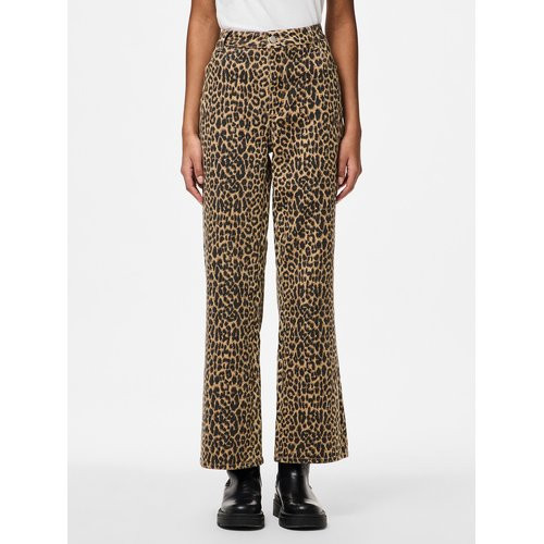 Leopard Print Straight Jeans with High Waist | La Redoute (UK)