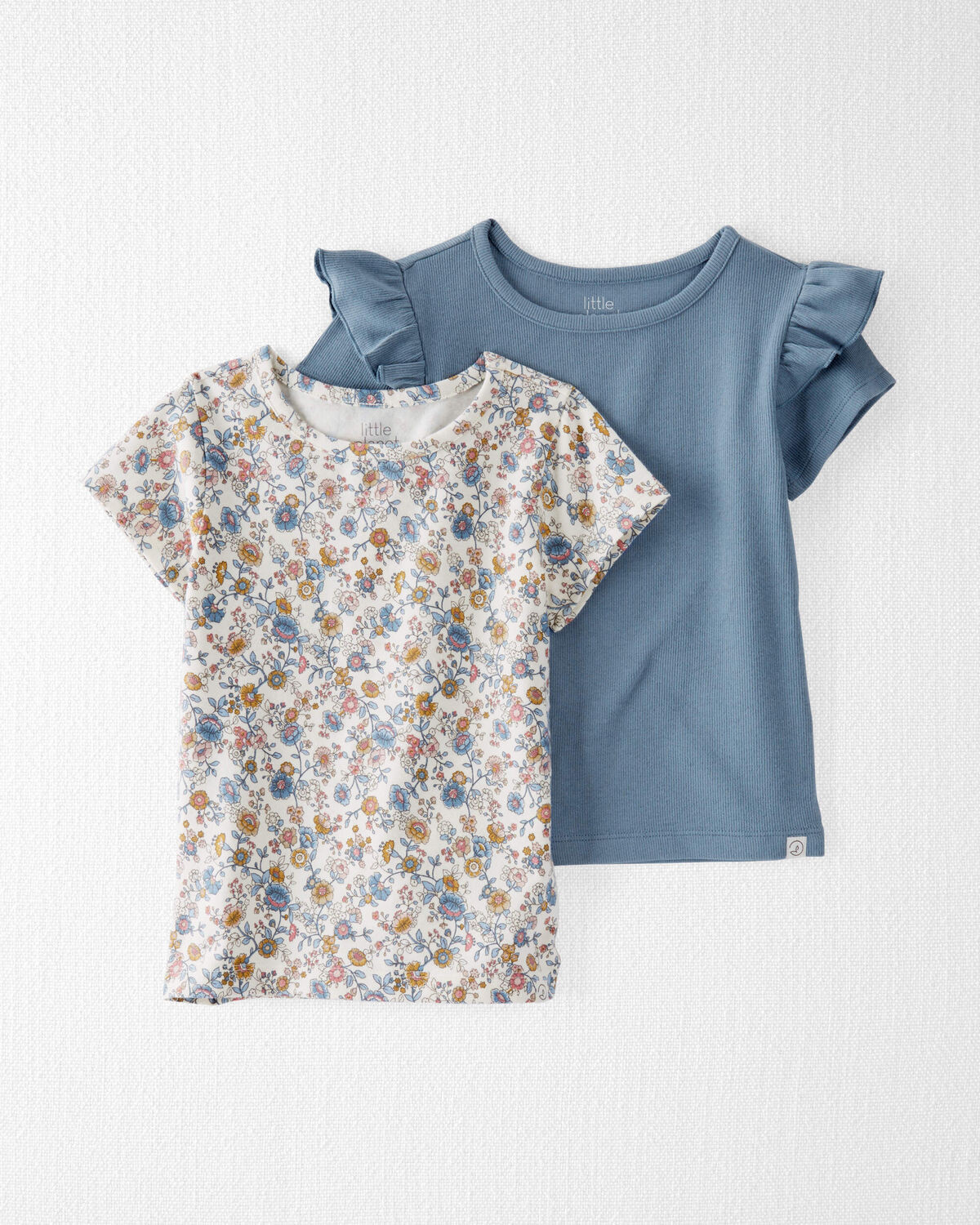 Multi Toddler 2-Pack Organic Cotton Tees | carters.com | Carter's