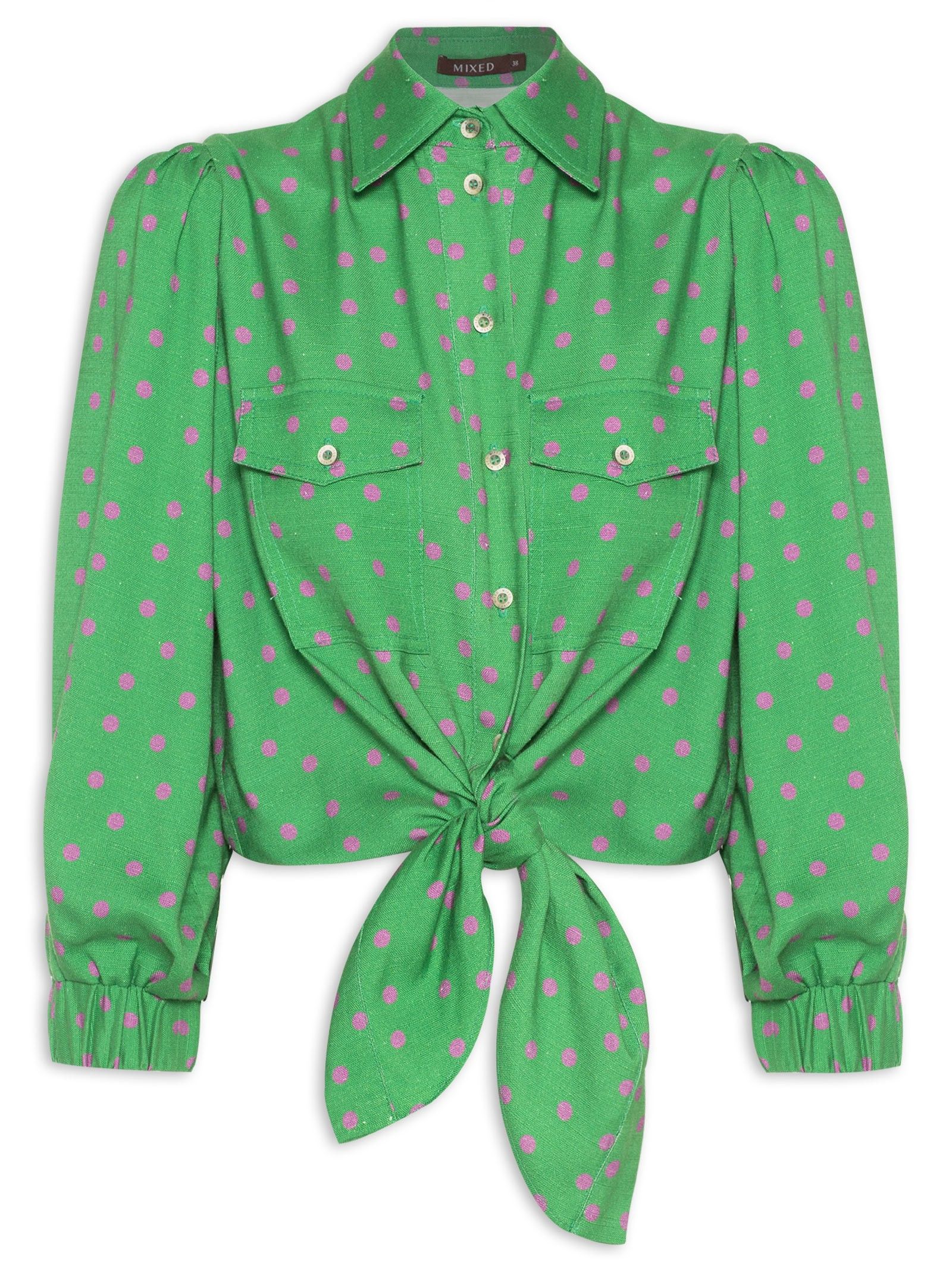 Camisa Feminina Purple Drops - Verde | Shop2gether (BR)