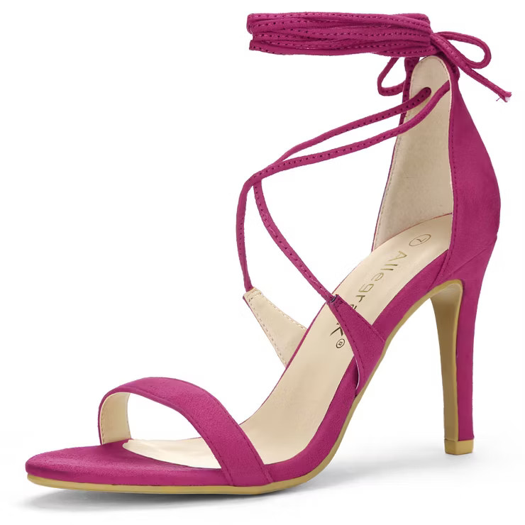Allegra K Women's Stiletto Heel Lace-up Sandals | Target