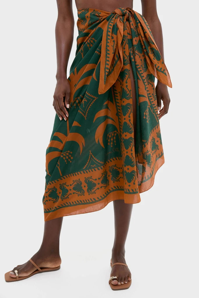 Rust and Dark Green Dance of Pareo | Tuckernuck (US)