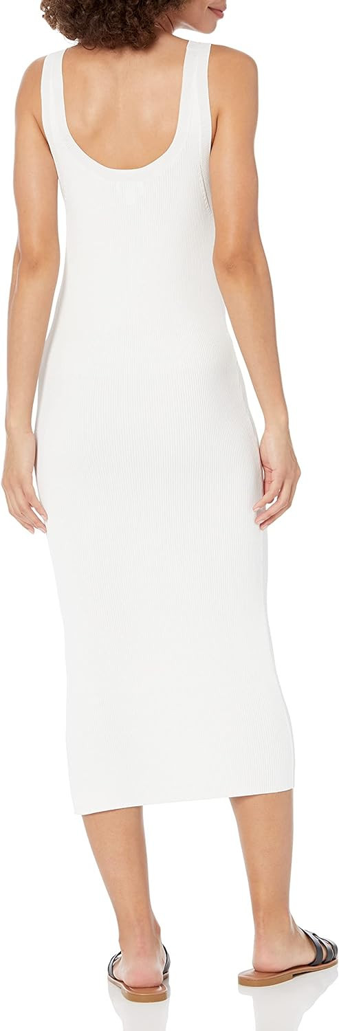 The Drop Women's Yasmin Side-Slit Midi Sweater Tank Dress | Amazon (US)