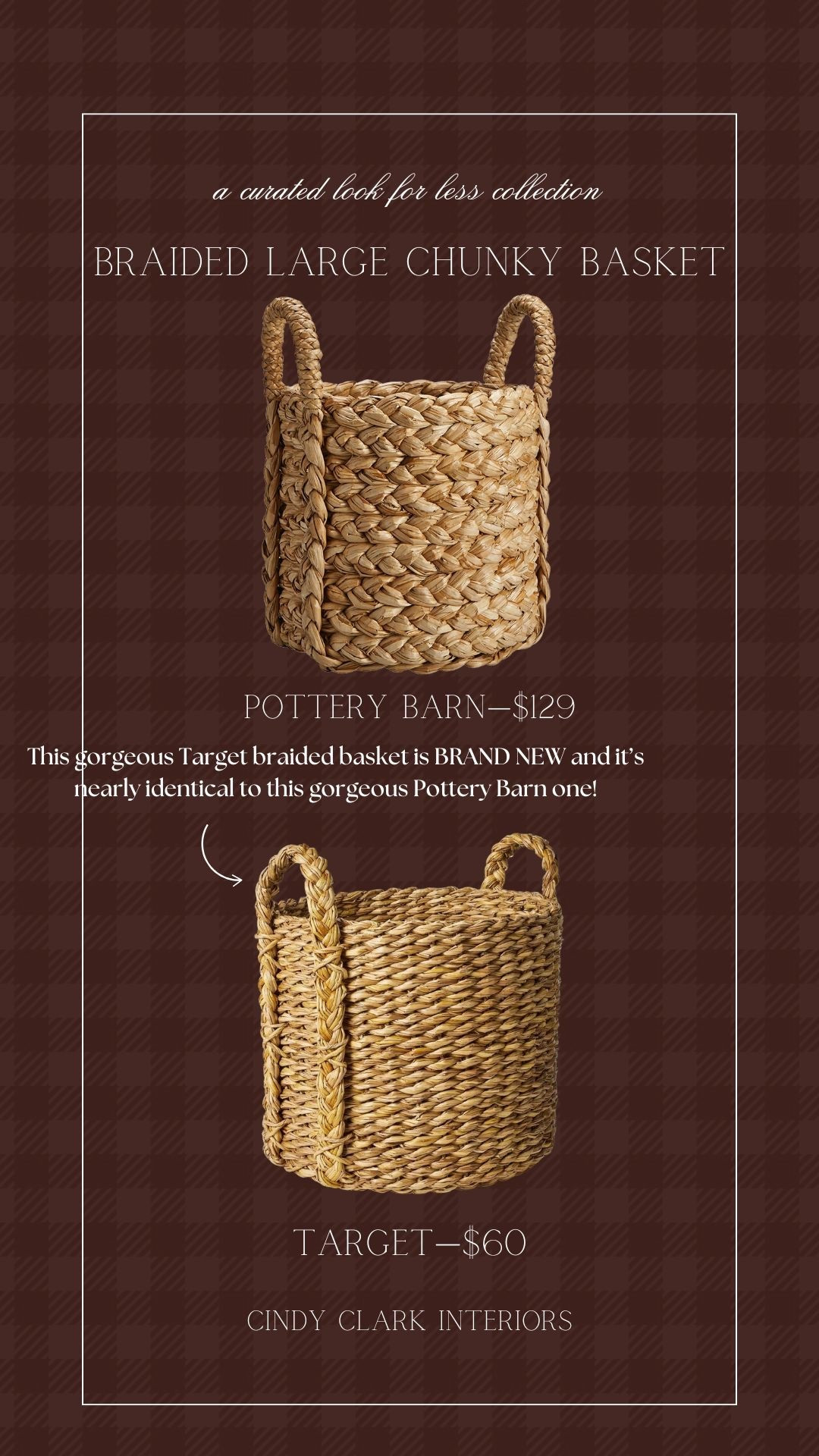 This gorgeous Target braided basket is BRAND NEW and it’s nearly identical to this gorgeous Pottery Barn one!

#LTKSaleAlert #LTKHome