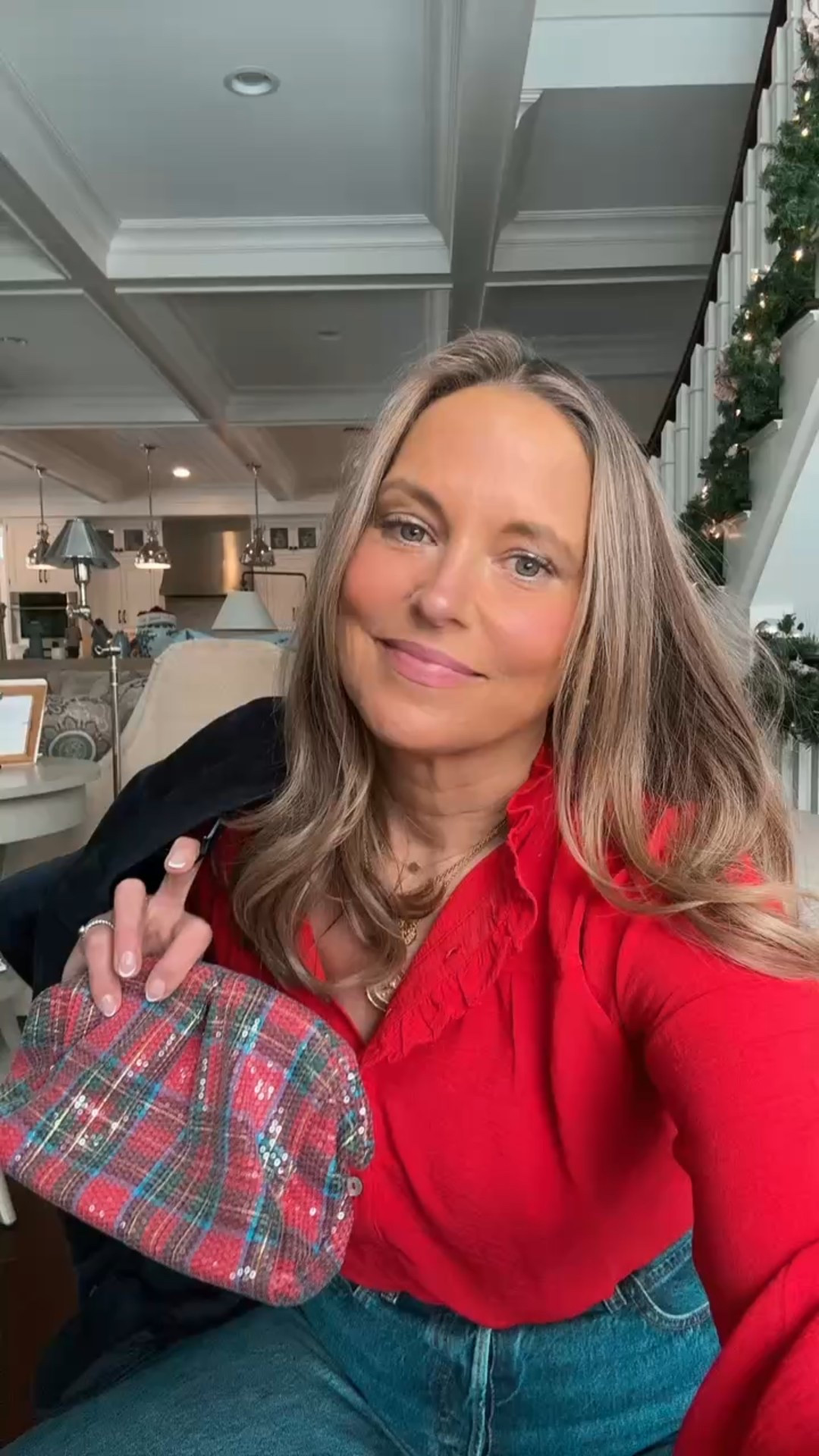 Looking for a pop of color this season?  

This beautiful red Social Thread blouse is like a quiet burst of warmth: soft, flattering, and just the right amount of happy. It’s the kind of piece that makes you smile when you catch your reflection; easy to wear, lovely with everything, and somehow makes ordinary days feel a bit more special.  

#LTKOver40 #LTKSeasonal #LTKFindsUnder100