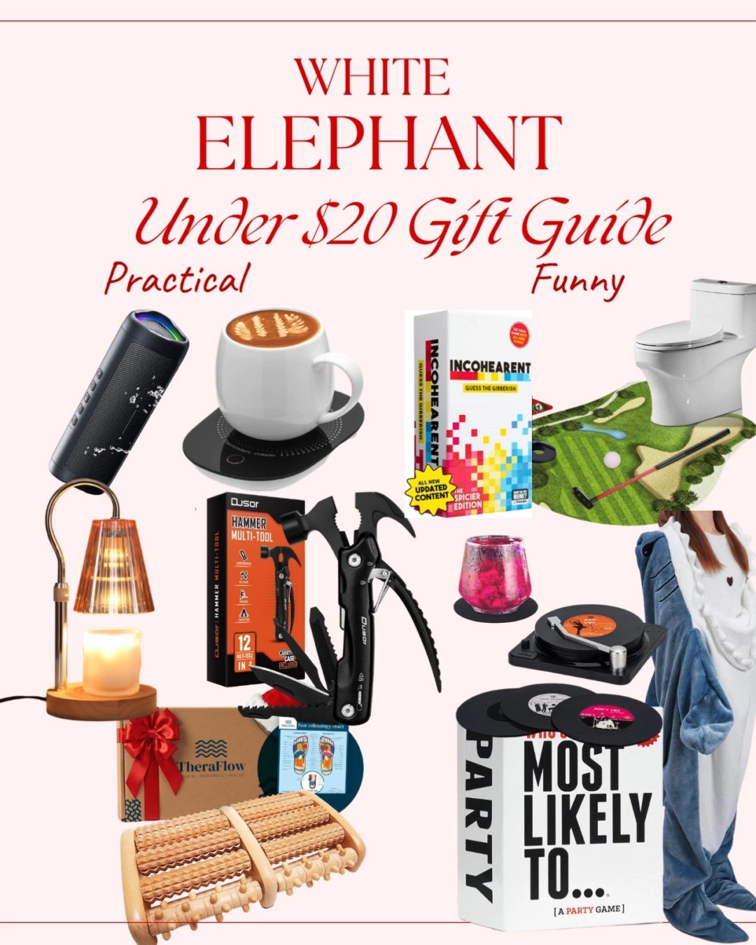 Need a fun or practical gift for a gift exchange?  We got you covered

#giftexchange #whiteelephant #gaggift #giftsunder20 #giftsforgolfers 

 #LTKGiftGuide #LTKHoliday #LTKFindsUnder50