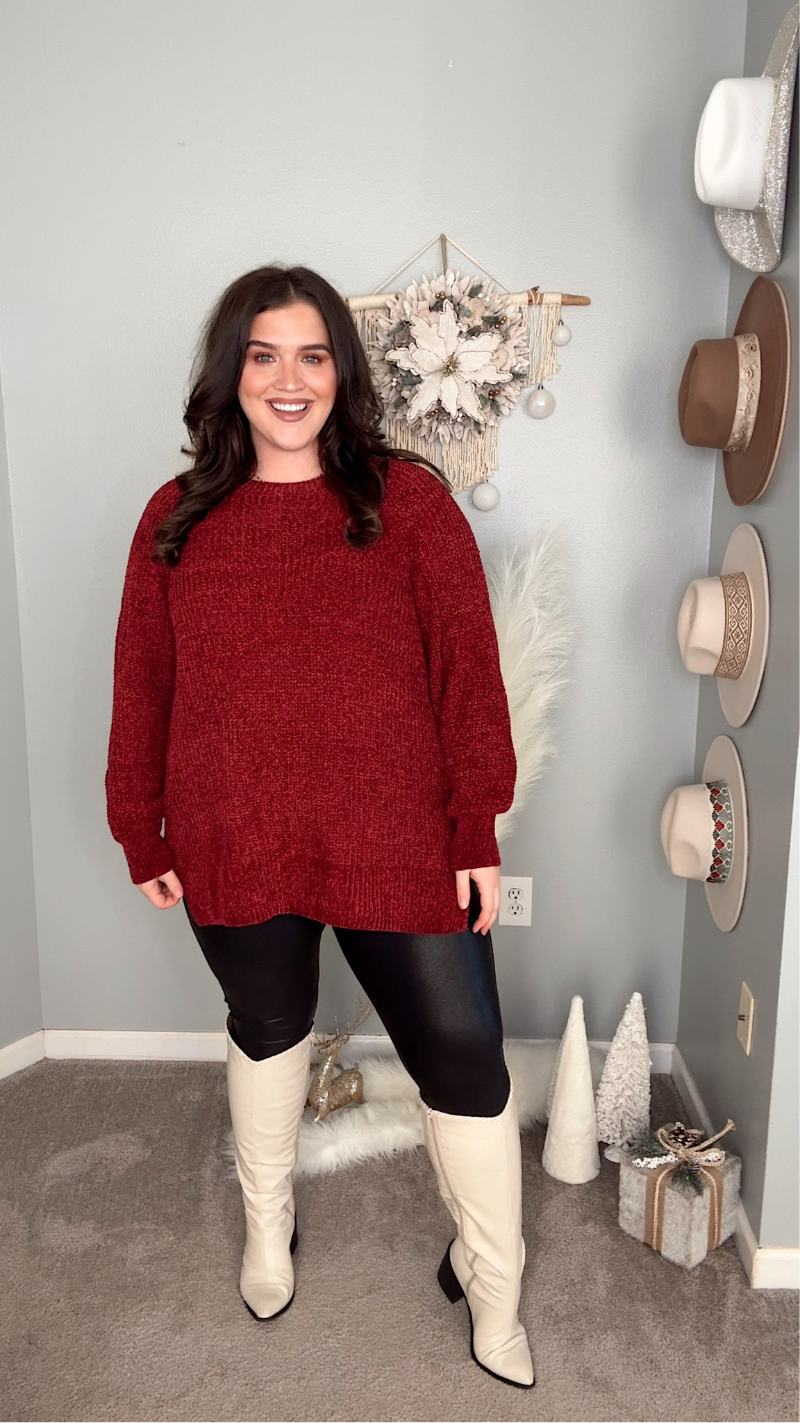 plus size velvet dress Carole Plus Size Velvet Long Sleeve Dress– Hello Curve