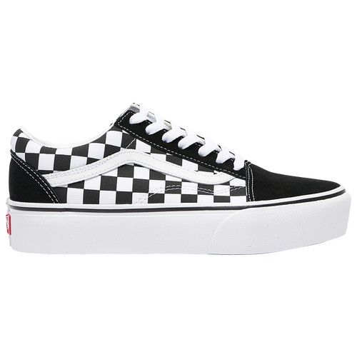 Vans Old Skool Platform - Women's Skate/BMX Shoes - Checkerboard Black / White, Size 6.0 | Eastbay