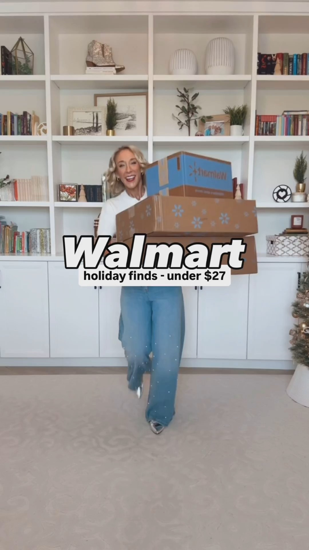 Walmart - holiday finds under $27! #walmartpartner * Bow Cardigan w/ Short Sleeves - size XS. $24. * Baggy Wide Leg Jeans w/ Faux Pearls - size 0, but runs big, so I suggest sizing down. $30. Also is a lower rise. 1. Velvet Sweetheart Mini Dress - size XS. $24. 2. Slingback Kitten Heels - tts. On sale $29.99. 3. Corduroy Shift Dress - size XS. On sale $11.99. 4. Rib Tee w/ Long Sleeves - size XS. $9.98. 5 colors. 5. Riding Boots - tts. On sale $26.62. 2 colors. * Bow tights - size small. $6.97. 6. Turtleneck Sweater w/ Cable Sleeves - size XS. On sale $10. 5 colors. 7. Flare High Rise Jeans - size 2 (could have done a 0). $25. 8. Pleated Sweater Mini Skirt - size XS. $24. 2 colors. * Bow Brooch Set - $9.97. (set of 5 pins). 9. Cozy Yarn Cable Knit Hoodie Sweater - size Small. $24. 4 colors. 10. Cozy Yarn Wide Leg Cable Knit Sweater Pants - size XS. $22. 4 colors. 11. Suede Clog Slippers - tts (only comes in full sizes so size up if in between). On sale $9.99. @walmartstyle #walmartstyle

 

#LTKSeasonal #LTKHoliday #LTKFindsUnder50