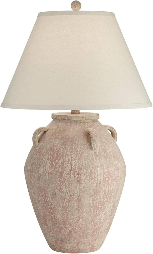 Pacific Coast Lighting 64W00 Ria Blush Terracota 1-Light 150W Table Lamp | Amazon (US)