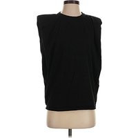 The Frankie Shop Sleeveless T-Shirt: Black Tops - Size Small | ThredUp (US)