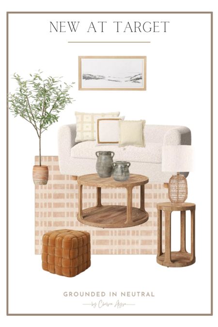 Target has such great new pieces! I’m loving this soft and warm look for a living room space. The Gold Velvet Ottoman gives the perfect pop of color. 

#LTKStyleTip #LTKHome
